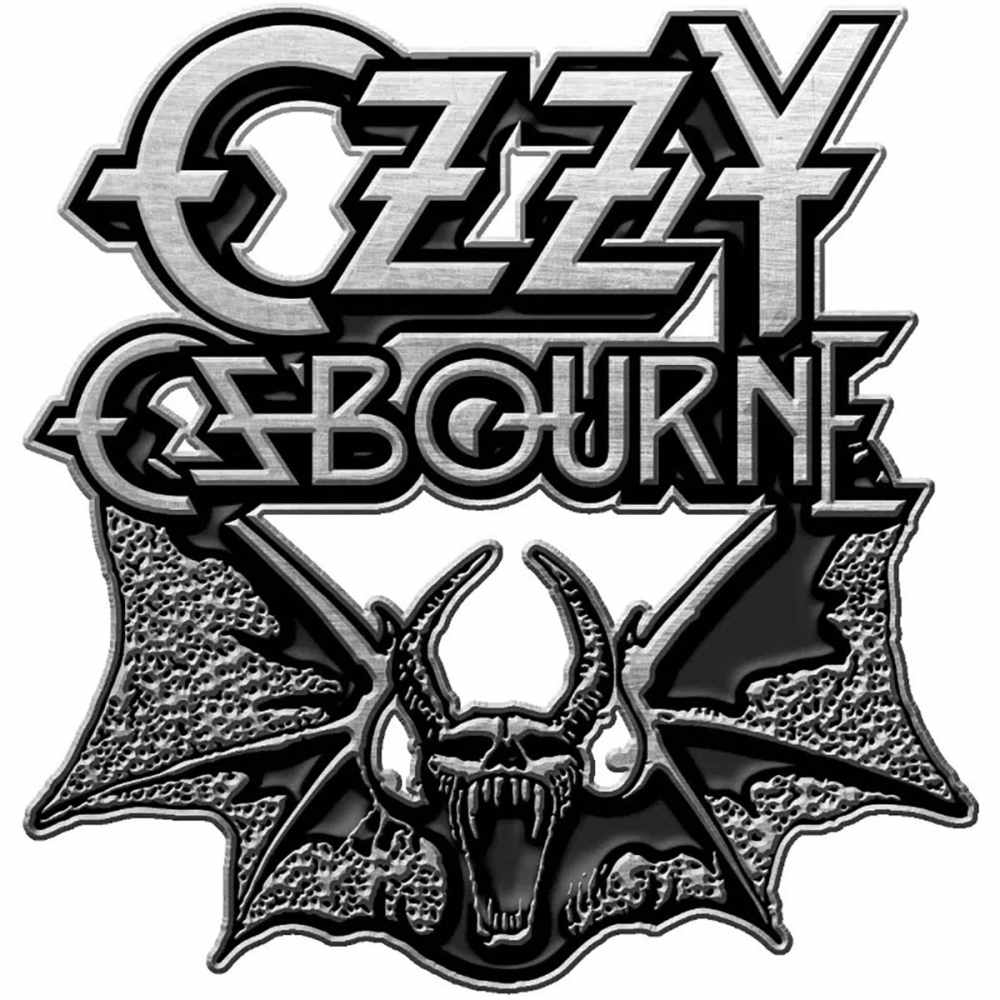 Ozzy Osbourne - Bat Métal broche - Gris